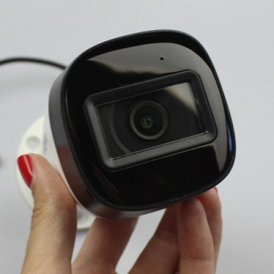 HDCVI відеокамера 2 Мп Dahua DH-HAC-HFW1200CP-A (2.8 мм) з вбудованим мікрофоном для системи відеоспостереження